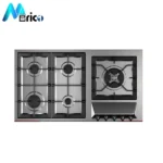 گاز رومیزی استیل البرز کد S5929 پنج شعله استیل