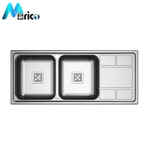 سینک میلان کد 5010 توکار دو لگنه
