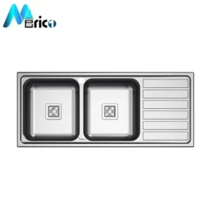 سینک میلان کد 5014 توکار دو لگنه