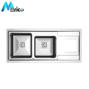 سینک میلان کد 6012 توکار دو لگنه