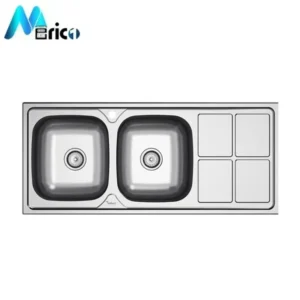 سینک میلان کد 7010 توکار دو لگنه