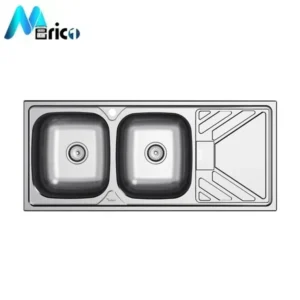 سینک میلان کد 7014 توکار دو لگنه