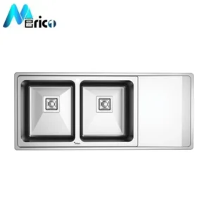 سینک میلان کد 8010 توکار دو لگنه
